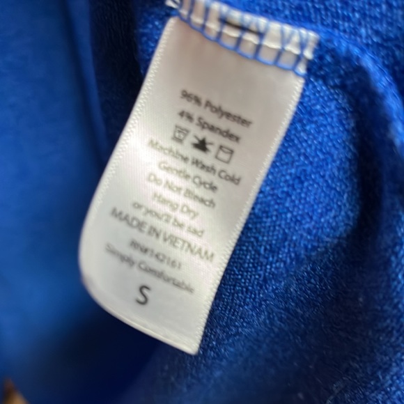EUC Lularoe Cobalt Blue Sarah Small - Picture 3 of 5